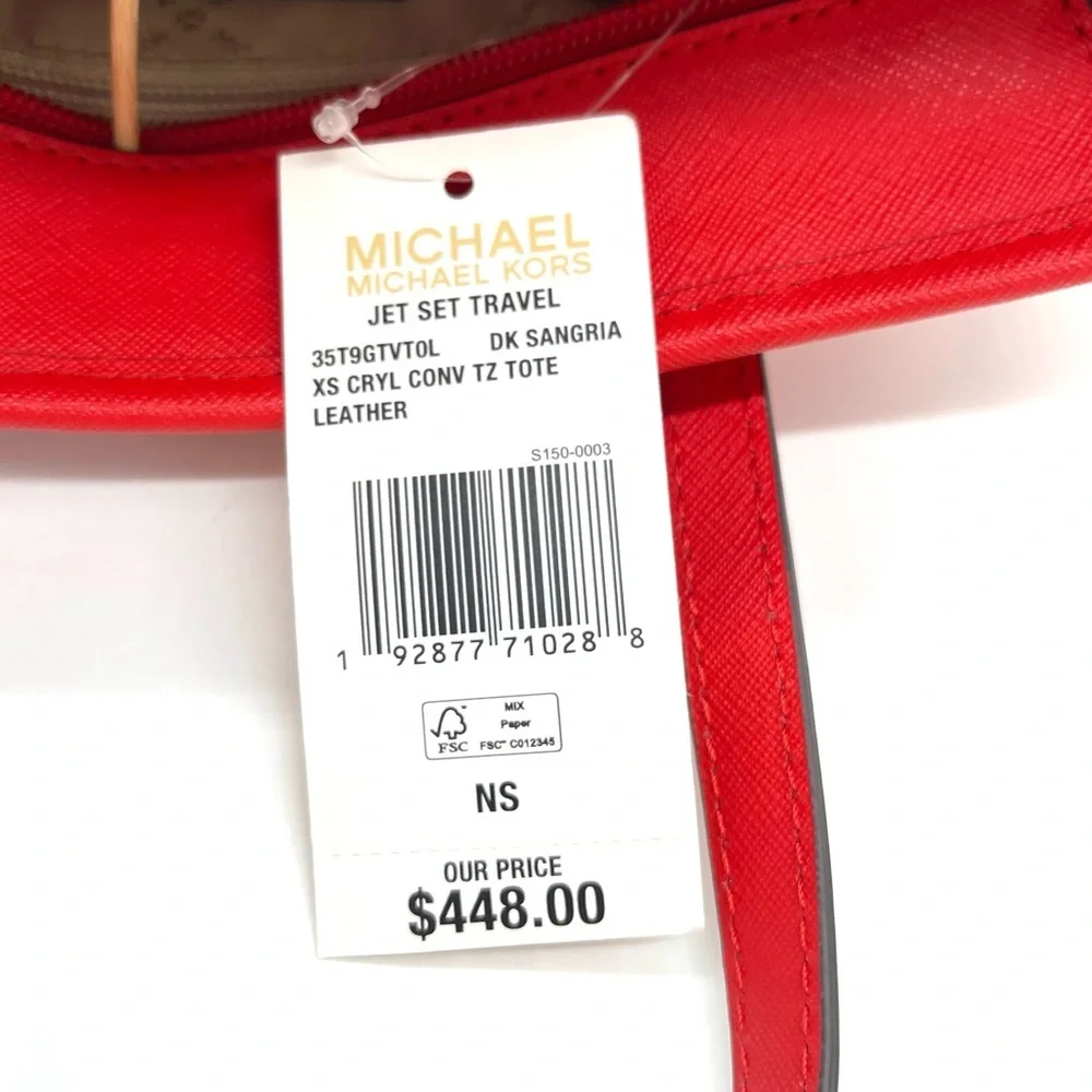 Michael Kors Xsmall Top Zip Tote Crossbody Bag